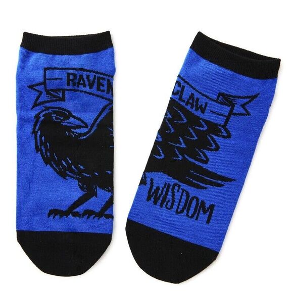 3 Pairs Wizarding World Harry Potter Ravenclaw Hufflepuff Slytherin Ankle Socks - Picture 3 of 8